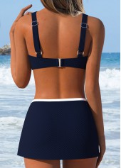 Pull On Mid Waisted Navy Bikini Set | thumb picture 