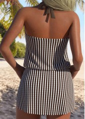 Tummy Coverage Light Coffee One Piece Swimdress | thumb picture 