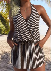 Tummy Coverage Light Coffee One Piece Swimdress