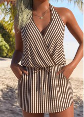 Tummy Coverage Light Coffee One Piece Swimdress