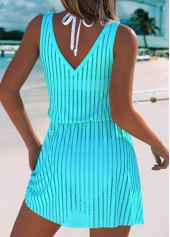 Tummy Coverage Sleeveless Cyan Cover Up | thumb picture 