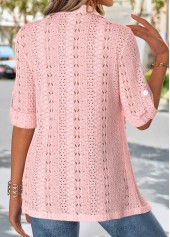 Light Pink Tummy Coverage Fake Two Piece Twinset | thumb picture 