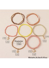 Multi Color Shell Seed Beads Bracelets | thumb picture 