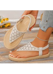 Beige Color Rubber Toe Post Falt | thumb picture 