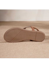 Dark Coffee Color Toe Post Falt | thumb picture 