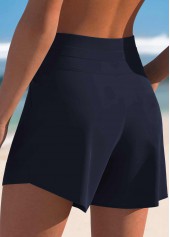 Mid Waisted Navy Color Swim Shorts | thumb picture 