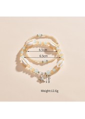 Skin Color Shell Seed Beads Anklets | thumb picture 