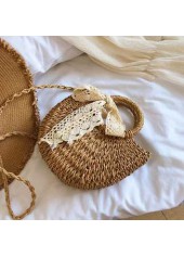 Dark Camel Color Open Crossbody Bag | thumb picture 