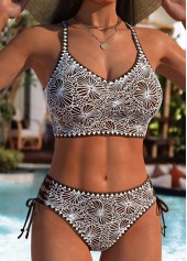 Low Waisted Dark Coffee Bikini Set | thumb picture 