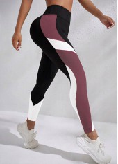 Black Stretch Skinny Elastic Waist High Waisted Sports Bottom