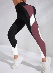 Black Stretch Skinny Elastic Waist High Waisted Sports Bottom | thumb picture 