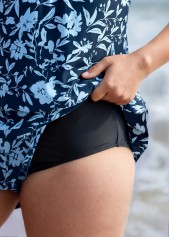 Dusty Blue Tummy Coverage One Piece Swimwear | thumb picture 
