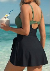 Black Tummy Control One Piece Swimdress | thumb picture 