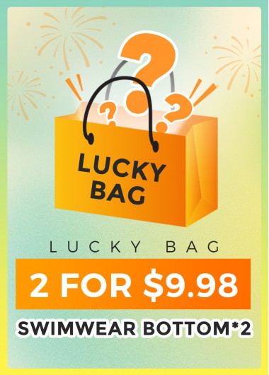 women clothes image of Lucky Bag-Random Color Swimwear Bottoms-2 Pieces