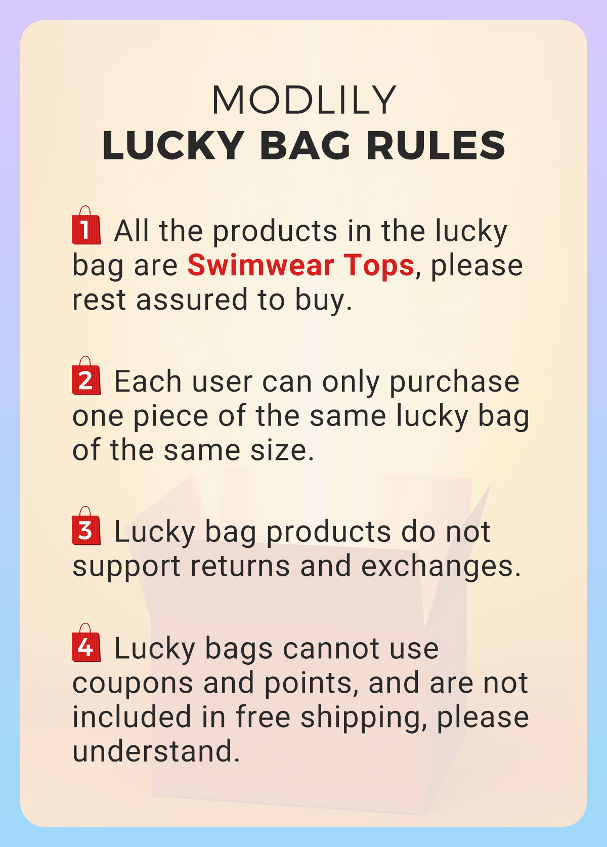 Lucky Bag-Random Color Swimwear Top-2 Pieces | picture 