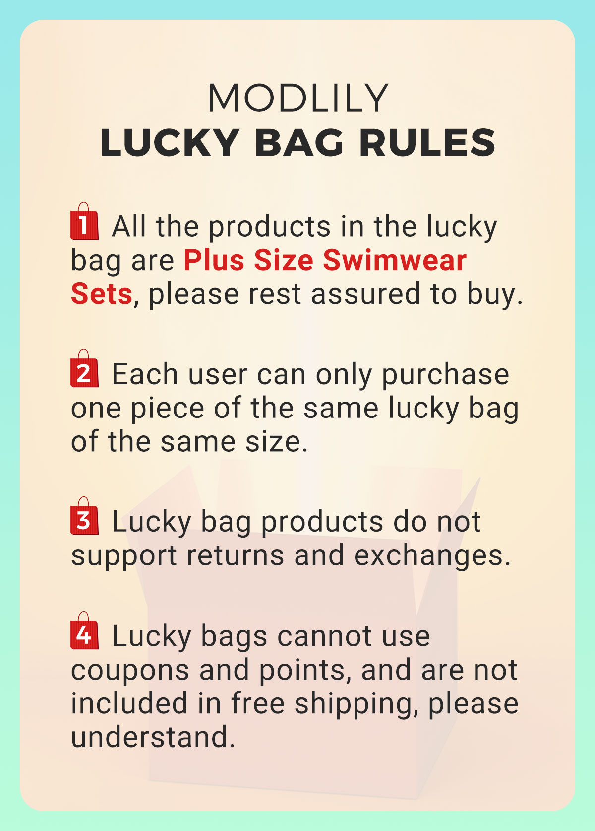 Lucky Bag-Random Color Plus Size Swimwear Sets-2 Pieces | picture 