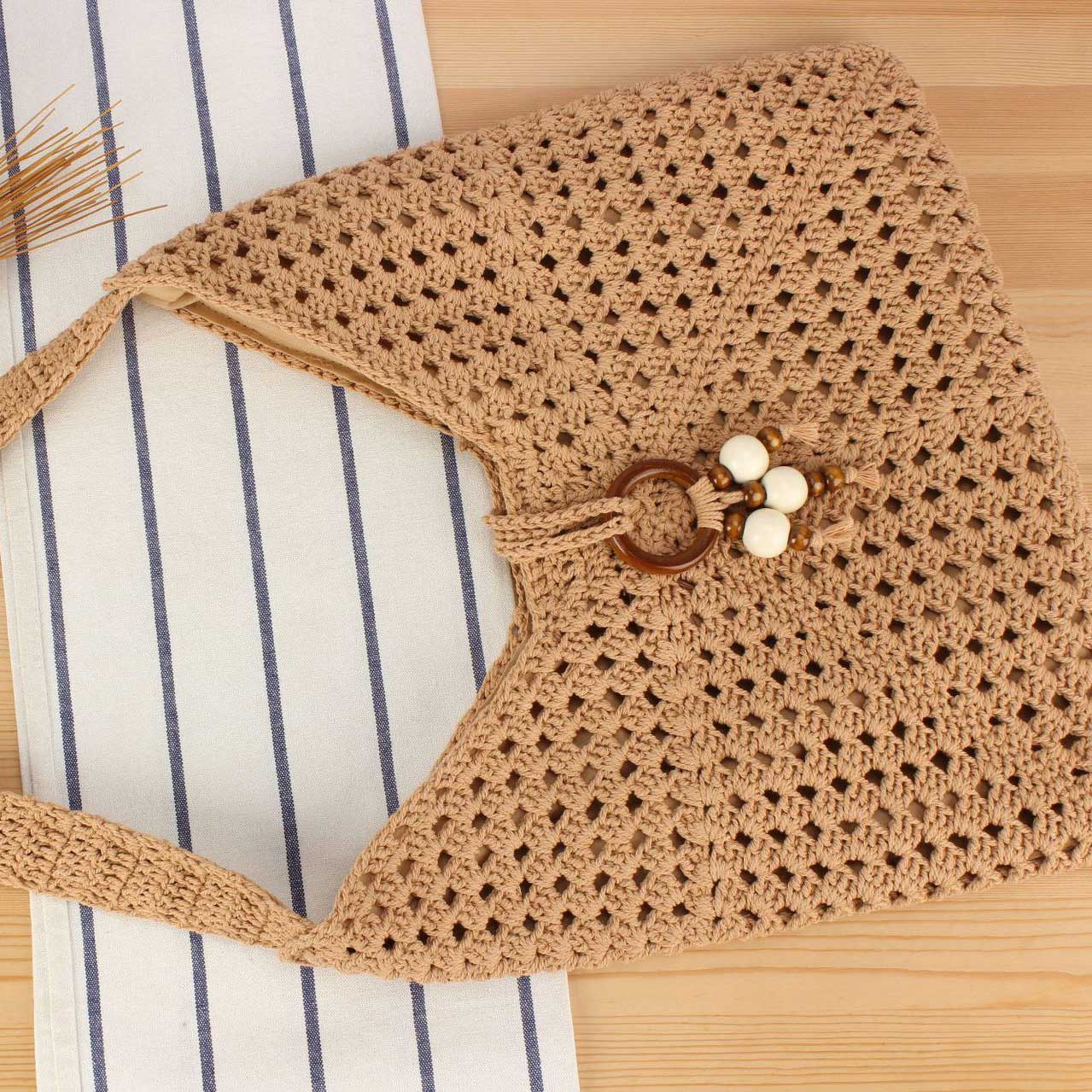 Dark Camel Color Magnetic Shoulder Bag | picture 