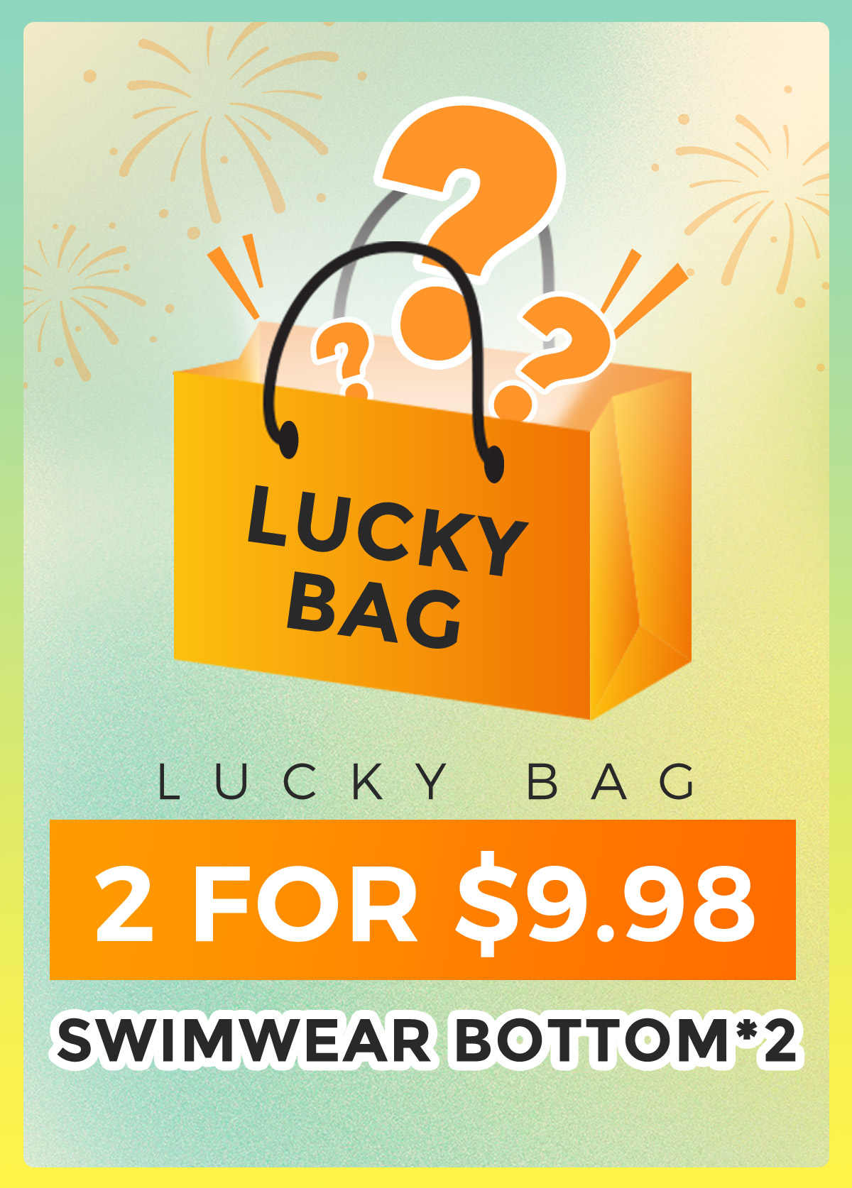 Lucky Bag-Random Color Swimwear Bottoms-2 Pieces | picture 