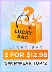 Lucky Bag-Random Color Swimwear Top-2 Pieces