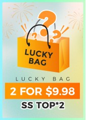 Lucky Bag-Random Color Spring&Summer Top-2 Pieces