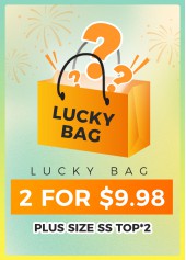 Lucky Bag-Random Color Plus Size Tops-2 Pieces