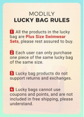 Lucky Bag-Random Color Plus Size Swimwear Sets-2 Pieces | thumb picture 