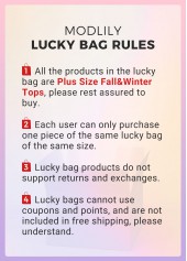 Lucky Bag-Random Color Plus Size Tops-2 Pieces | thumb picture 