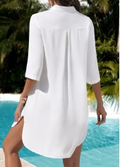 Tummy Coverage Button White Cover Up | thumb picture 