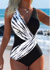 Black Ruched Ombre One Piece Swimwear | thumb picture 