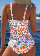 Multi Color Pendant Tribal Print One Piece Swimwear | thumb picture 