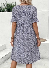 Multi Color Ditsy Floral Print Tummy Coverage Dress | thumb picture 