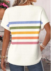 Multi Color Tummy Coverage Short Sleeve T Shirt | thumb picture 