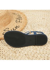 Denim Blue Rubber Toe Post Falt | thumb picture 