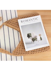 Dark Camel Color Magnetic Shoulder Bag | thumb picture 