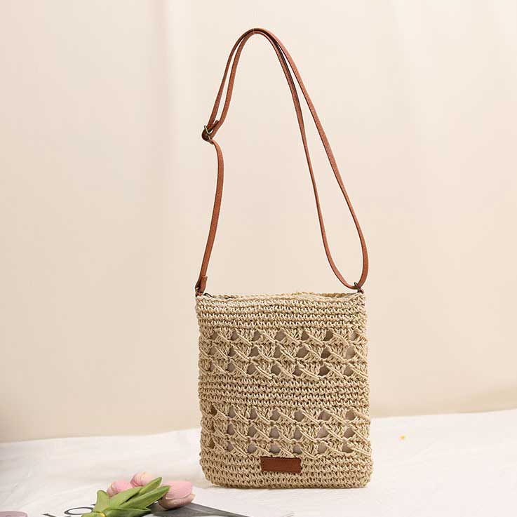 Beige Color Open Shoulder Tote Bag | picture 