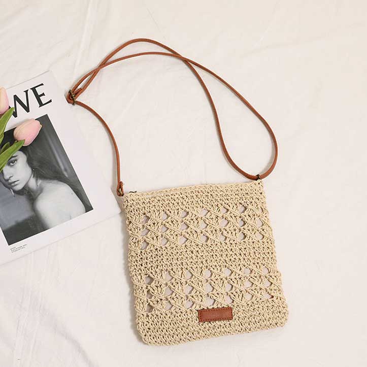 Beige Color Open Shoulder Tote Bag | picture 