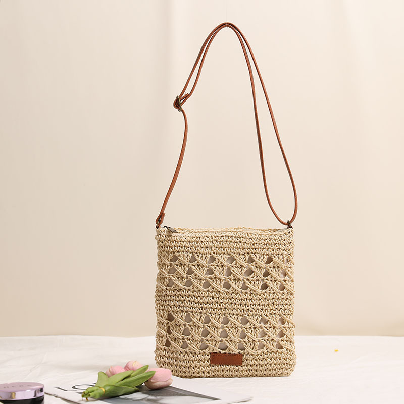 Beige Color Open Shoulder Tote Bag | picture 