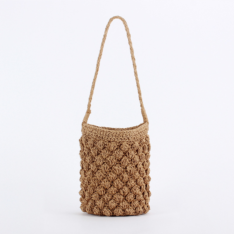 Dark Camel Open Shoulder Tote Bag | picture 