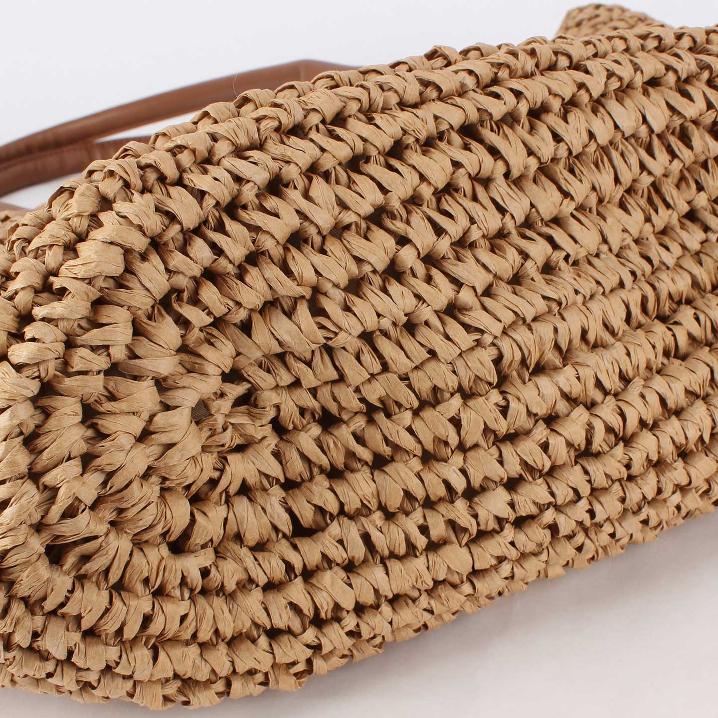 Dark Camel Color Drawstring Hand Bag | picture 