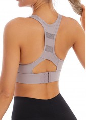 Dusty Purple Square Neck Sports Bra | thumb picture 