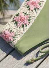 Sage Green Mid Waisted Bikini Set | thumb picture 