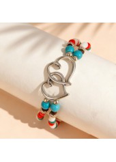 Mint Green Heart Design Alloy Bracelet | thumb picture 
