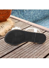 White Floral Toe Post Falt Sandals | thumb picture 