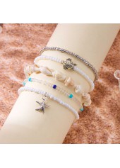 Beige Color Round Alloy Detail Bracelets | thumb picture 