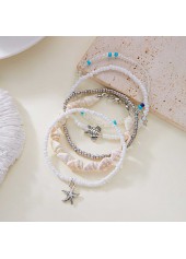 Beige Color Round Alloy Detail Bracelets | thumb picture 