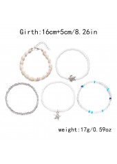 Beige Color Round Alloy Detail Bracelets | thumb picture 