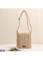 Beige Color Open Shoulder Tote Bag