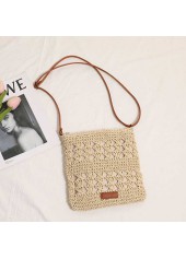 Beige Color Open Shoulder Tote Bag | thumb picture 