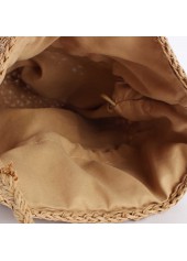 Dark Camel Open Shoulder Tote Bag | thumb picture 