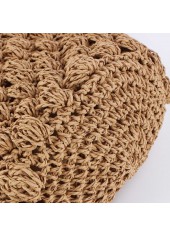 Dark Camel Open Shoulder Tote Bag | thumb picture 